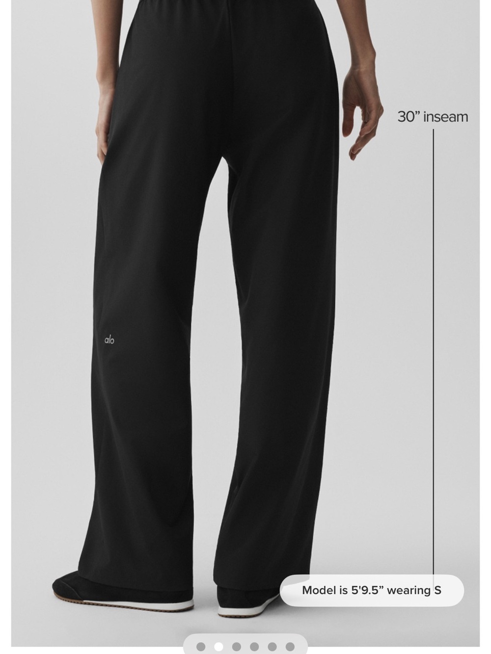 ALO Black Suit up Trouser (Regular) - Picture 2 of 3